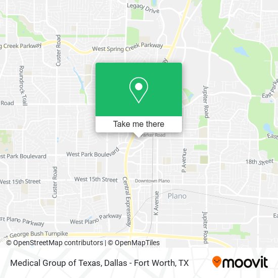 Medical Group of Texas map