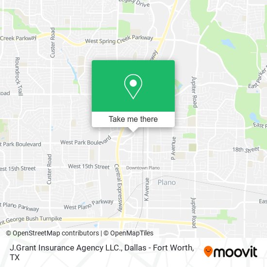 Mapa de J.Grant Insurance Agency LLC.