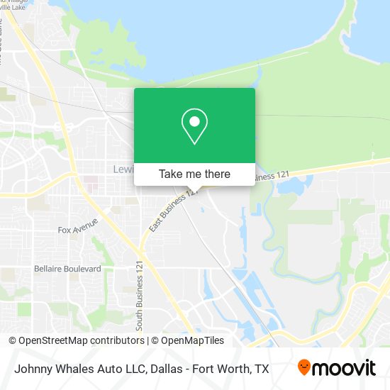 Mapa de Johnny Whales Auto LLC