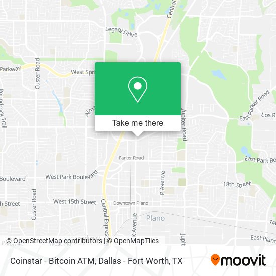 Coinstar - Bitcoin ATM map