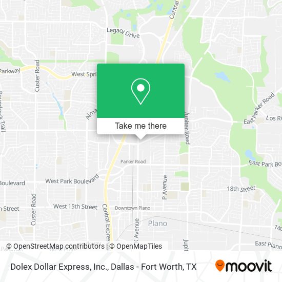 Mapa de Dolex Dollar Express, Inc.