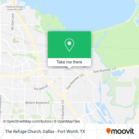 The Refuge Church map