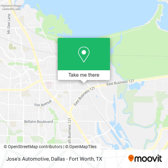 Jose's Automotive map