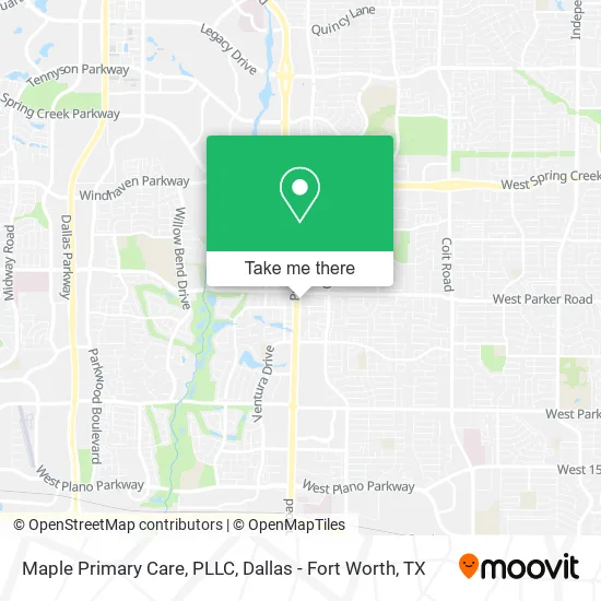 Mapa de Maple Primary Care, PLLC