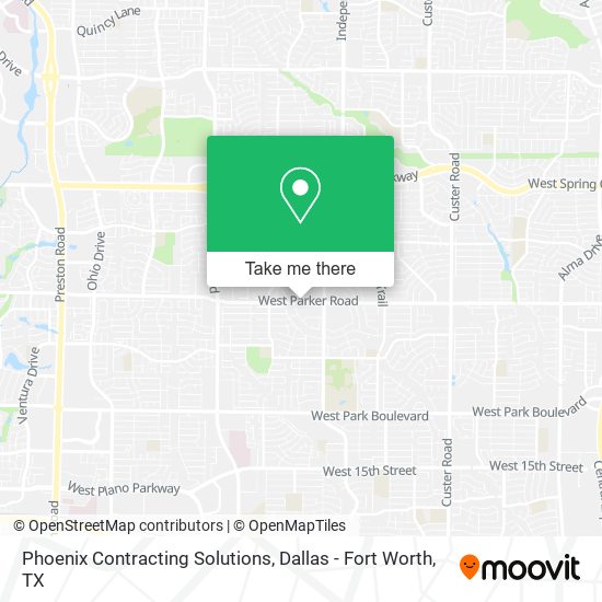 Mapa de Phoenix Contracting Solutions