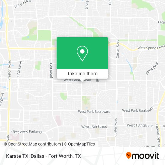 Mapa de Karate TX