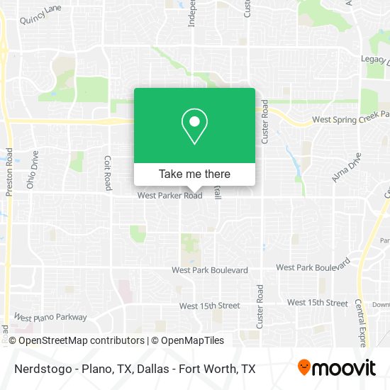 Nerdstogo - Plano, TX map
