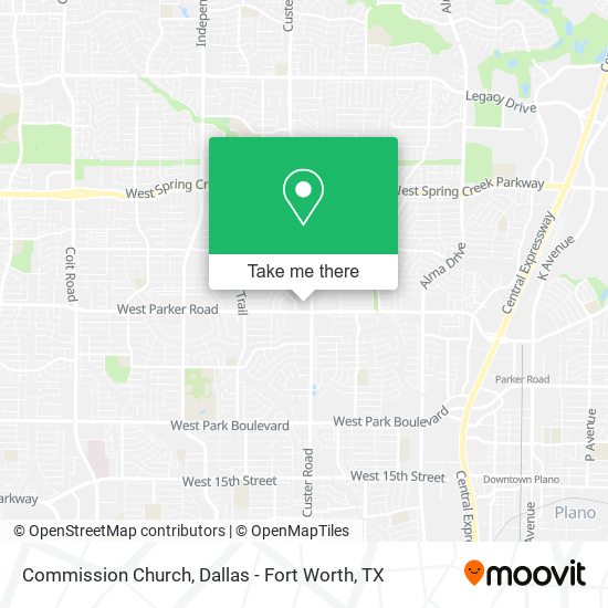 Commission Church map