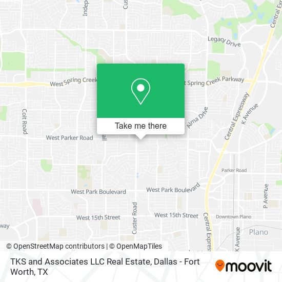 TKS and Associates LLC Real Estate map