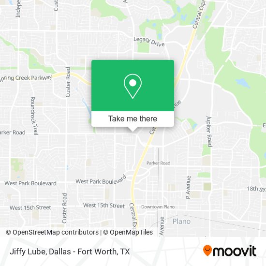 Jiffy Lube map