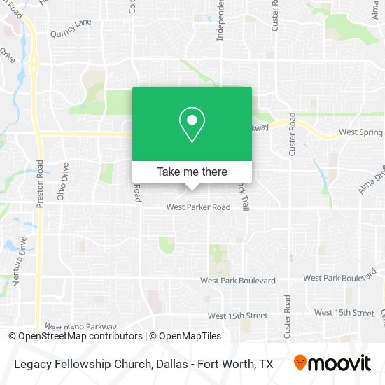 Legacy Fellowship Church map