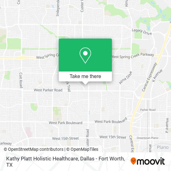 Kathy Platt Holistic Healthcare map