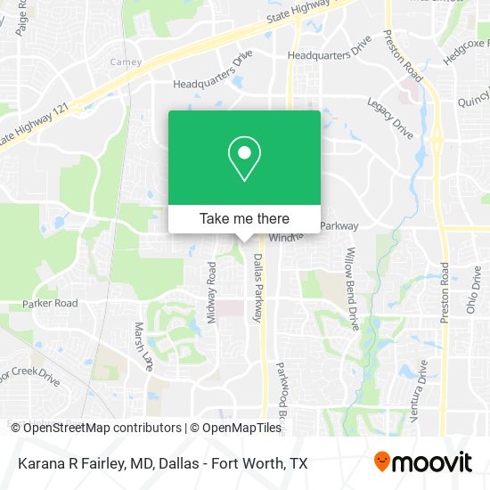 Karana R Fairley, MD map