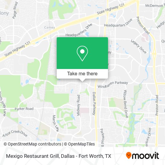 Mexigo Restaurant Grill map