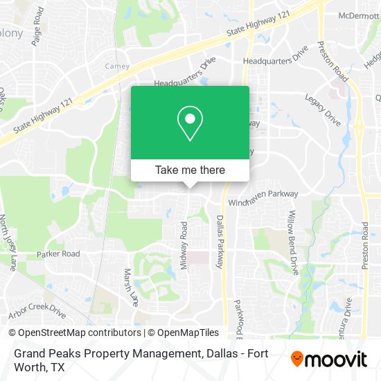 Grand Peaks Property Management map