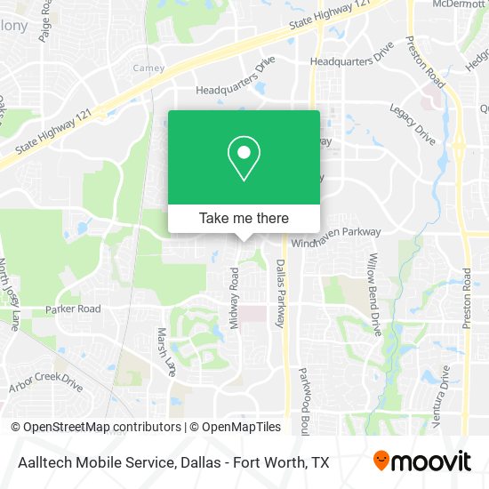 Mapa de Aalltech Mobile Service
