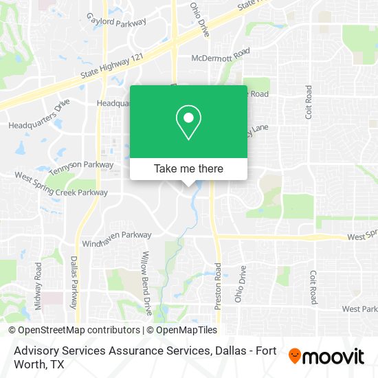 Mapa de Advisory Services Assurance Services
