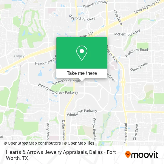 Hearts & Arrows Jewelry Appraisals map