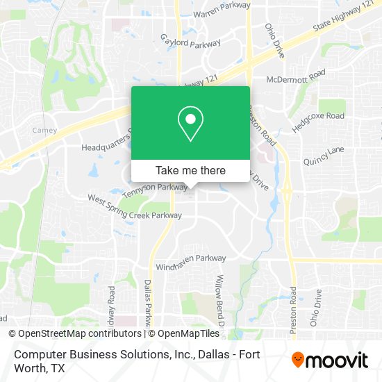 Computer Business Solutions, Inc. map
