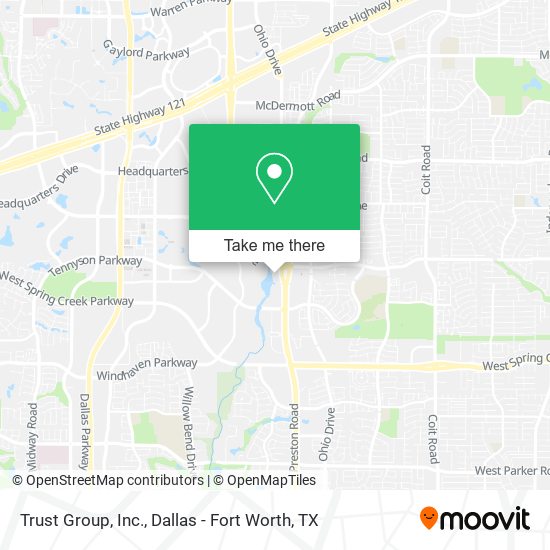 Trust Group, Inc. map