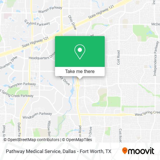 Pathway Medical Service map