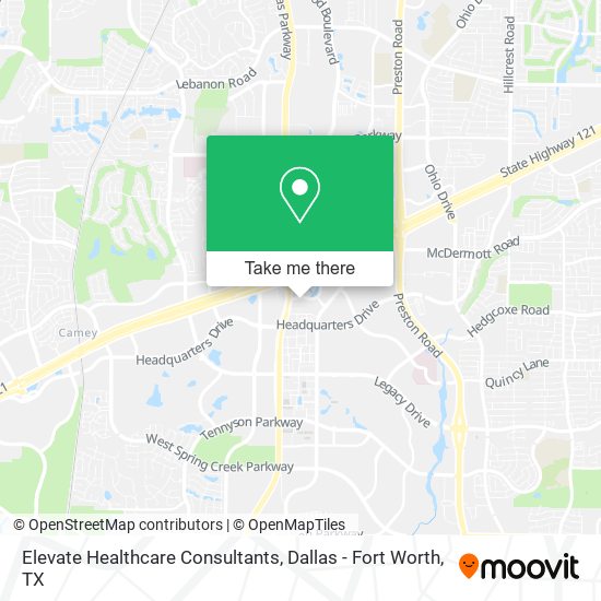 Mapa de Elevate Healthcare Consultants