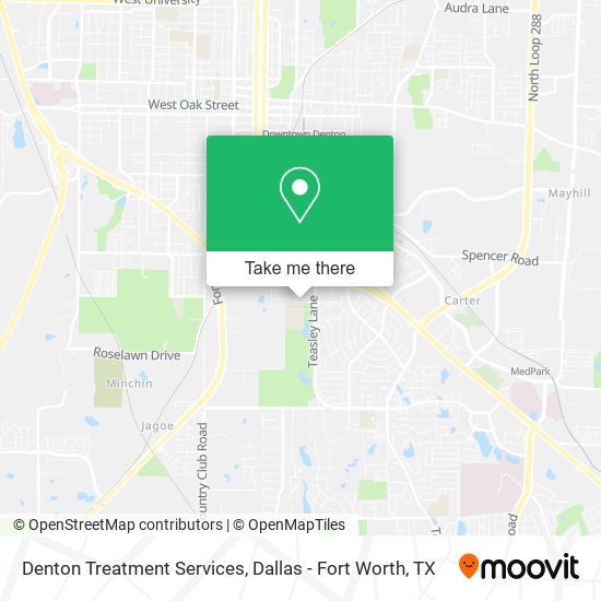 Mapa de Denton Treatment Services