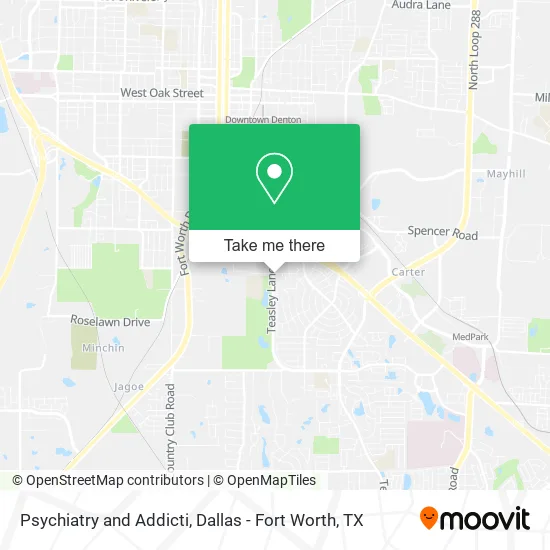 Psychiatry and Addicti map