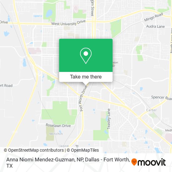 Mapa de Anna Niomi Mendez-Guzman, NP