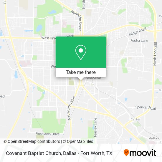 Mapa de Covenant Baptist Church