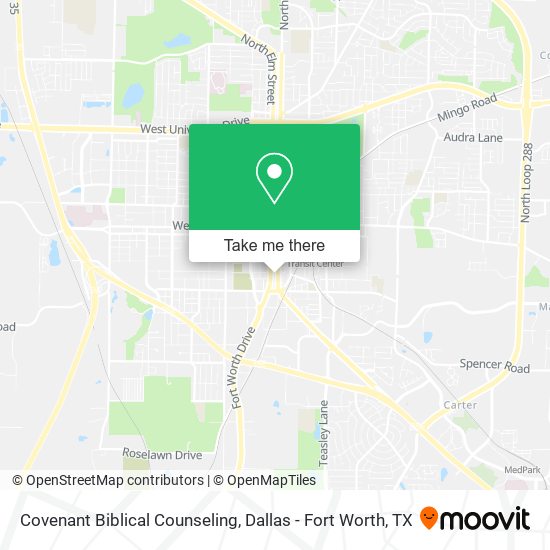 Mapa de Covenant Biblical Counseling