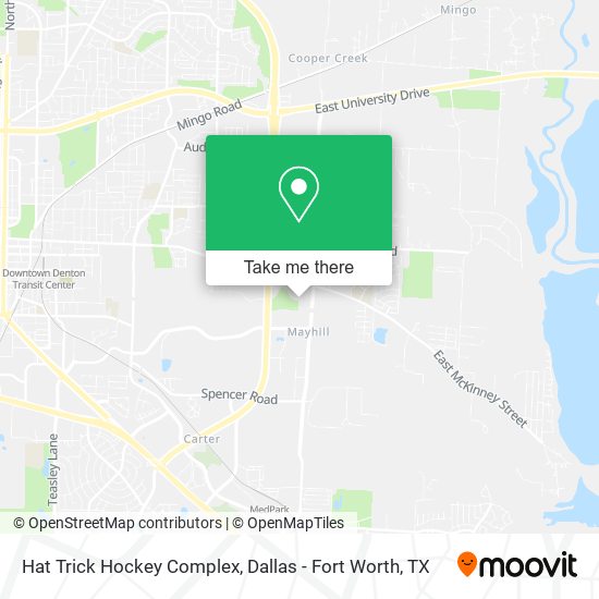 Hat Trick Hockey Complex map