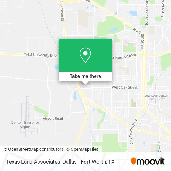 Texas Lung Associates map