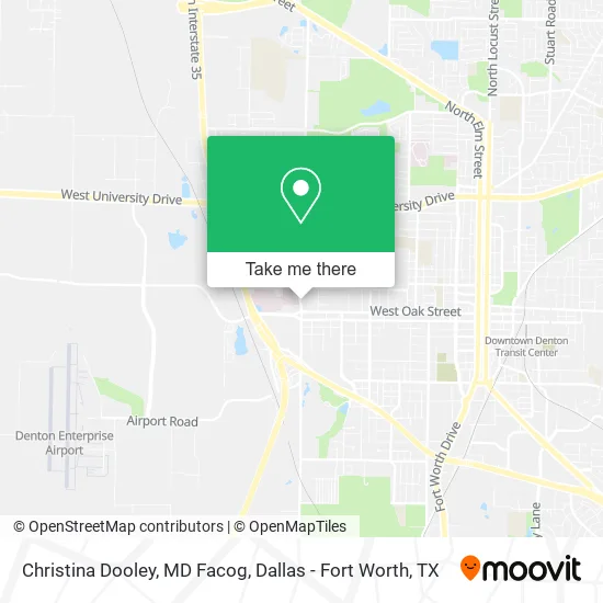 Mapa de Christina Dooley, MD Facog