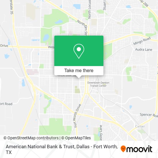 American National Bank & Trust map
