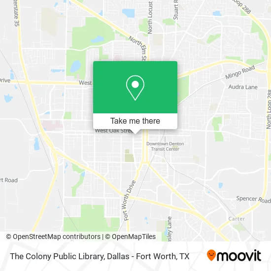 Mapa de The Colony Public Library