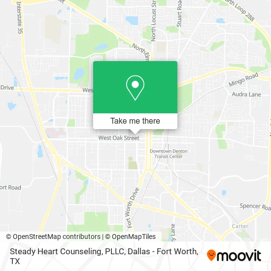 Mapa de Steady Heart Counseling, PLLC