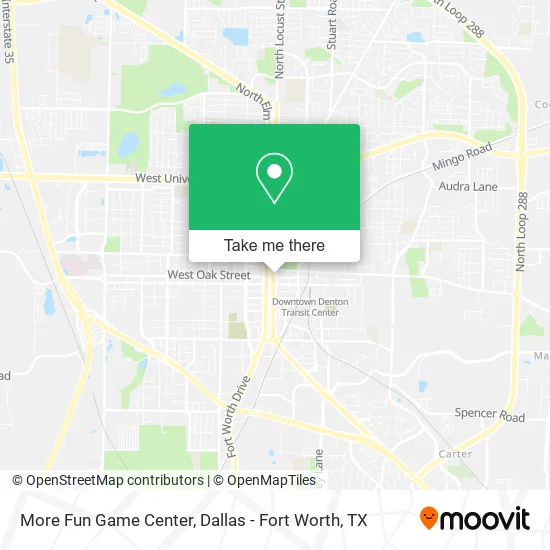 More Fun Game Center map