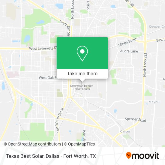 Texas Best Solar map