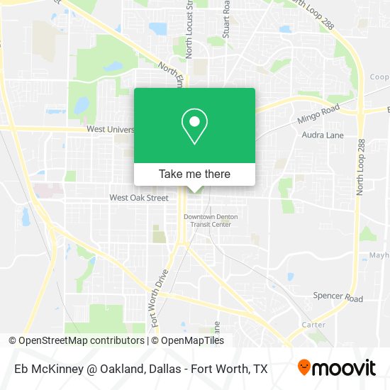 Eb McKinney @ Oakland map