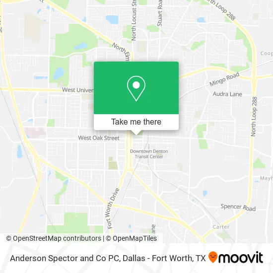 Anderson Spector and Co PC map