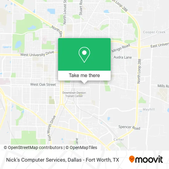 Nick's Computer Services map