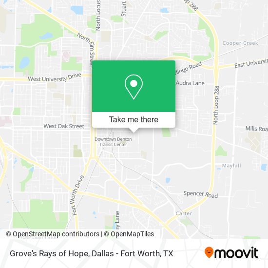Grove's Rays of Hope map