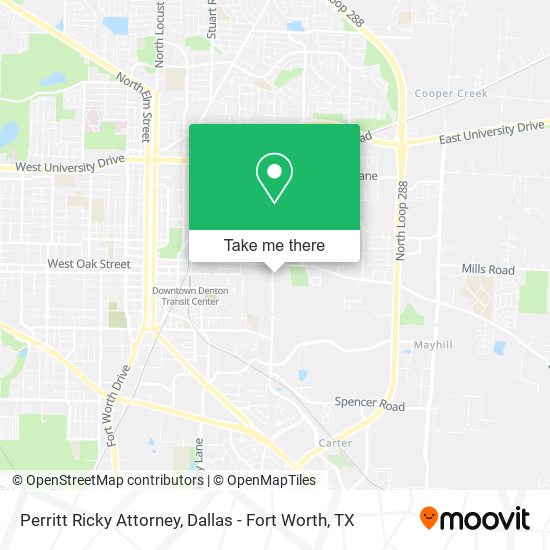 Mapa de Perritt Ricky Attorney