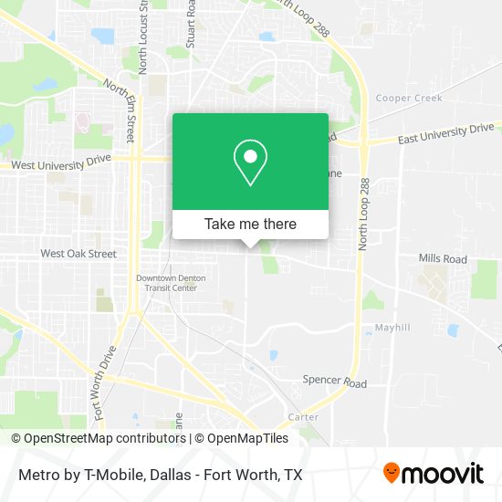 Metro by T-Mobile map