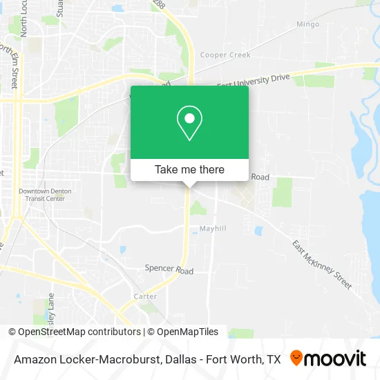 Amazon Locker-Macroburst map