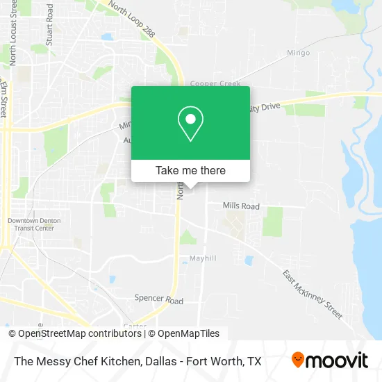 The Messy Chef Kitchen map