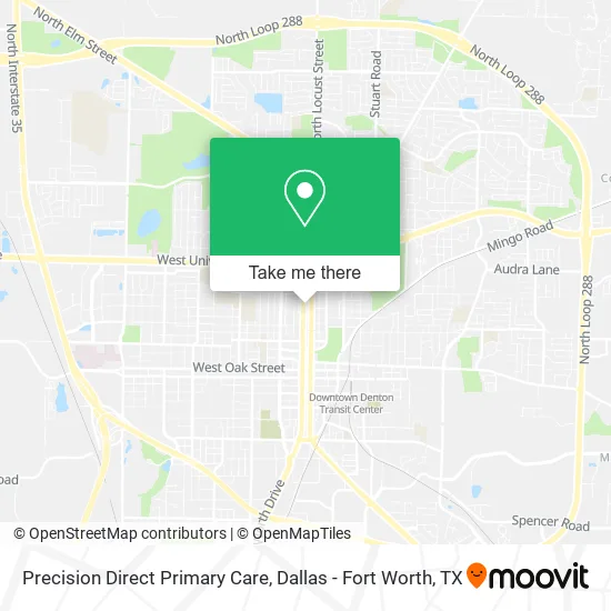 Precision Direct Primary Care map