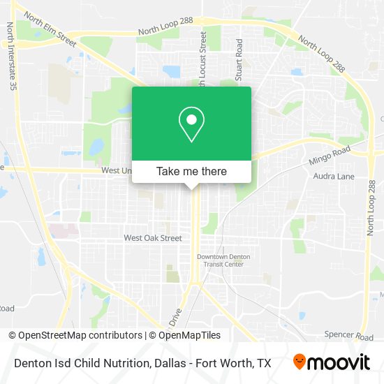 Denton Isd Child Nutrition map