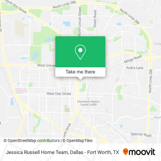 Jessica Russell Home Team map